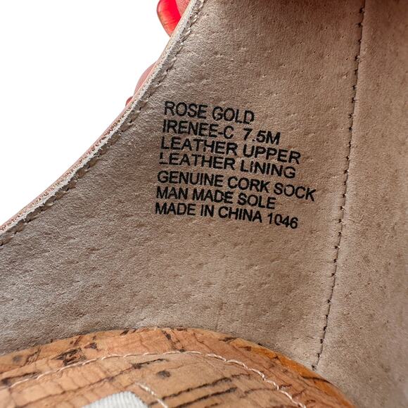 Steve Madden Rose Gold Irenee Heeled Ankle Strap Heels Size 7.5 - Picture 8 of 8